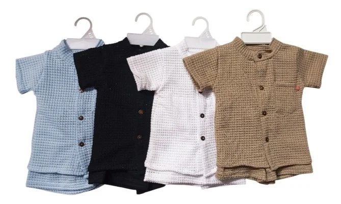 Conjunto Camisa Crochet
