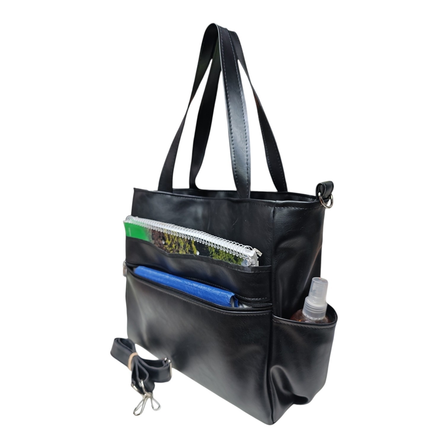Bolso Tote Linea Premium C/ 4 Bolsillos y Porta Notebook 36×29× Prof 12 Cm Aprox - Imagen 3
