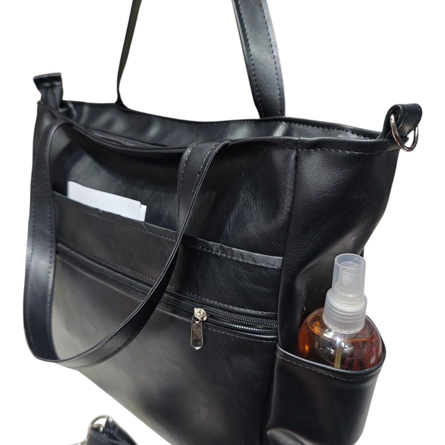 Bolso Tote Linea Premium C/ 4 Bolsillos y Porta Notebook 36×29× Prof 12 Cm Aprox - Imagen 6