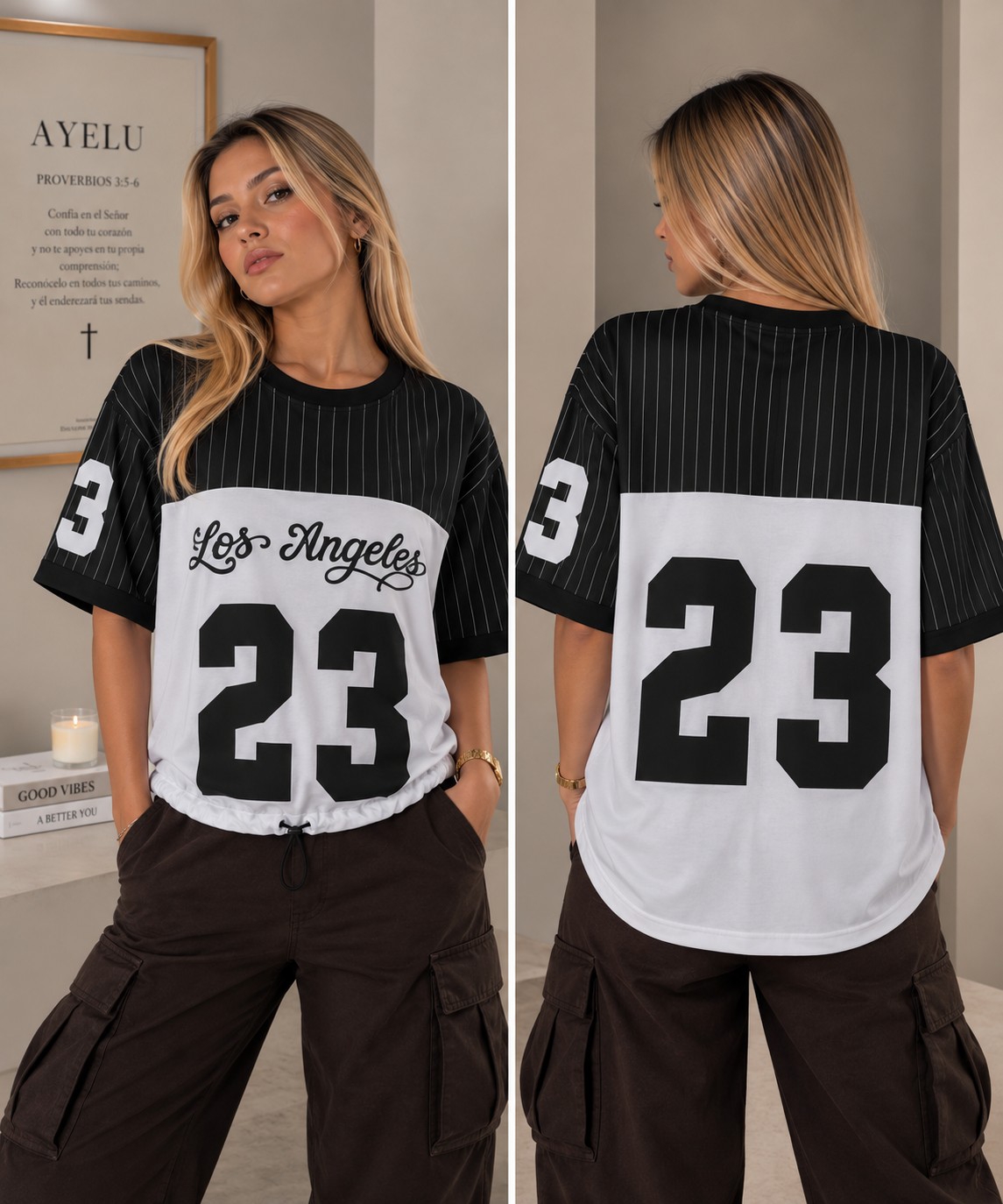 Remera Overside con Regulador Shein - Imagen 3