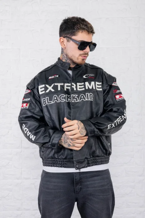 Campera Cuero Yd Extreme Oversize