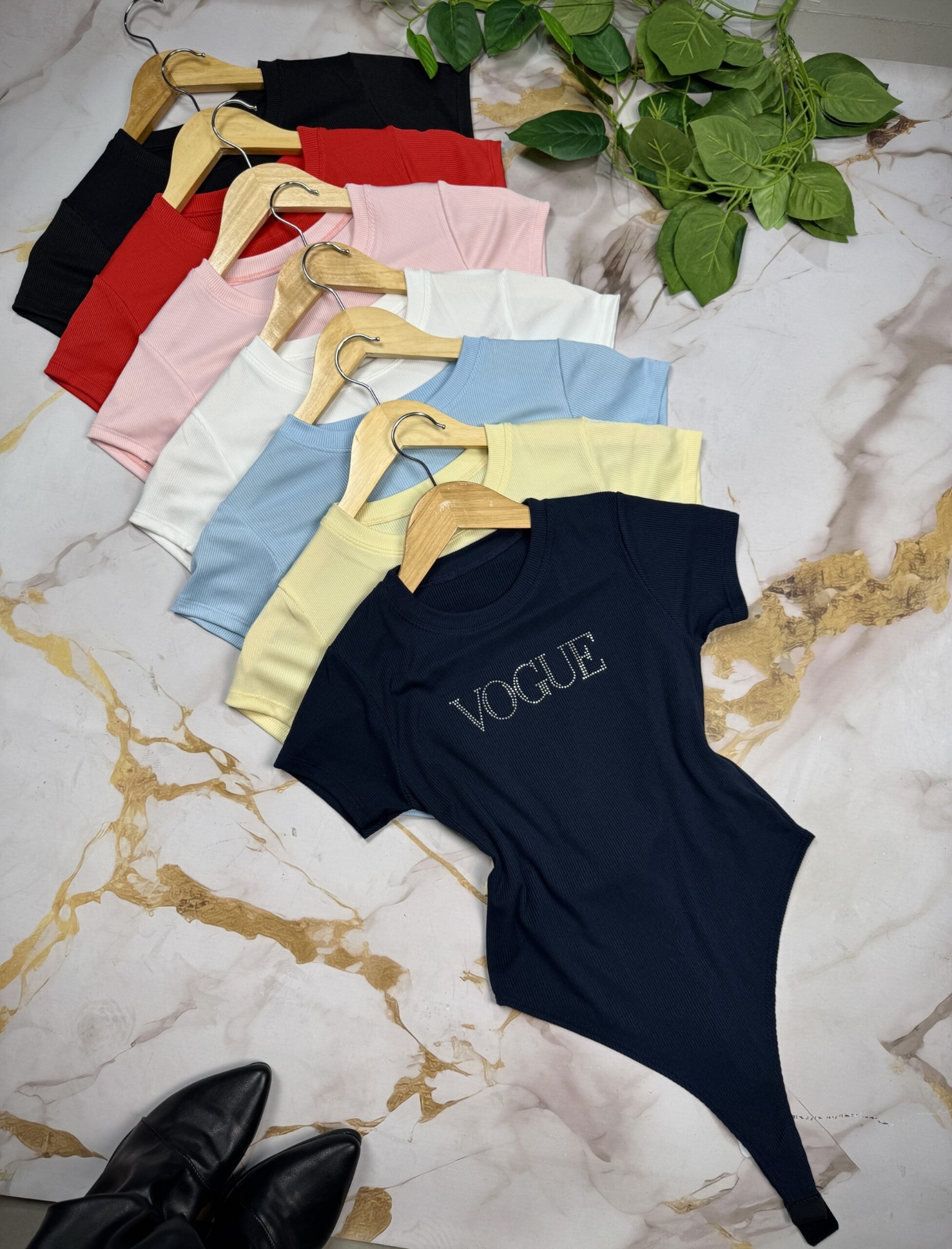 Body Remera Strass Vogue - Imagen 2