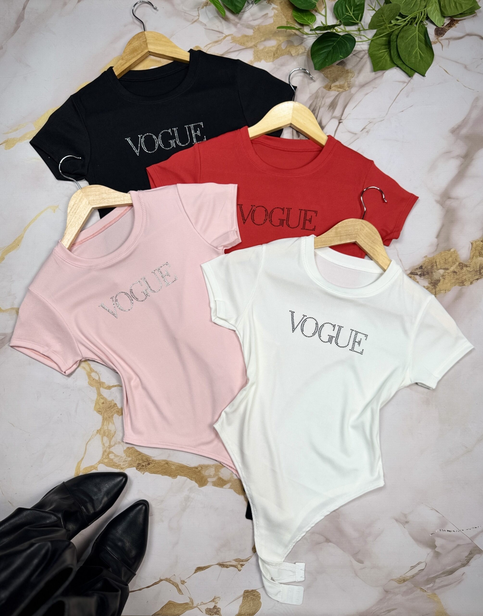 Body Remera Strass Vogue - Imagen 3