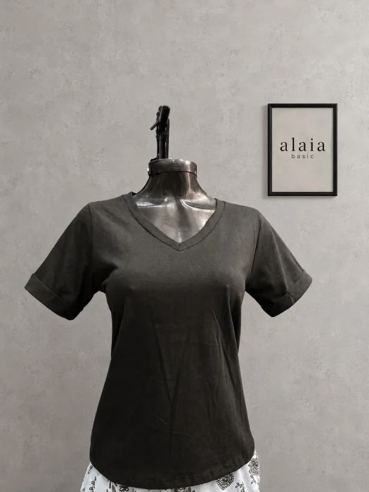 Remera Lisa Escote V