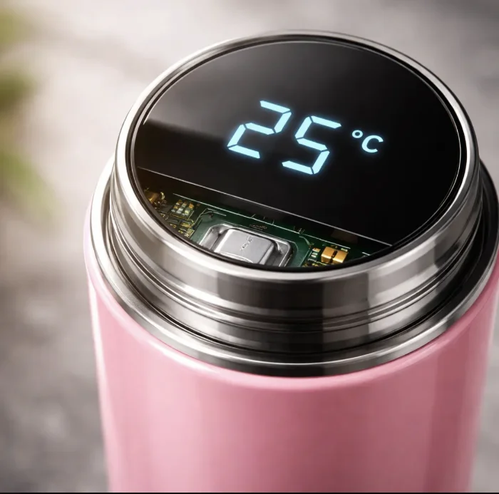 Botella con Sensor de Temperatura 500ml