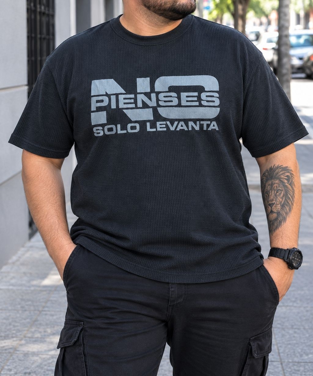 Remeras Wafle Estampadas - Imagen 2