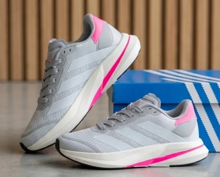 Deportivas Gris Fucsia