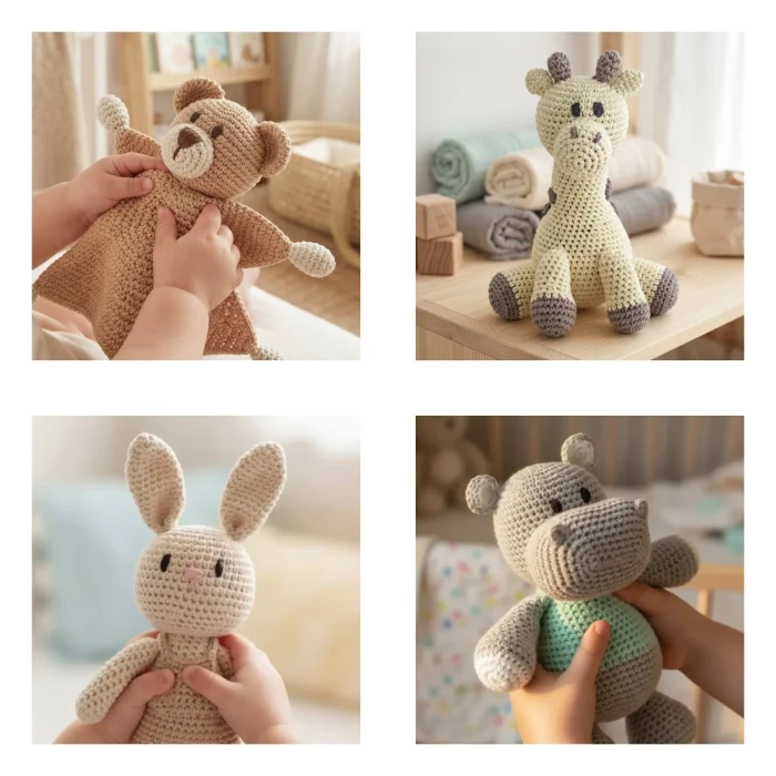 Muñecos de Apego Tejidos Crochet Amigurumi