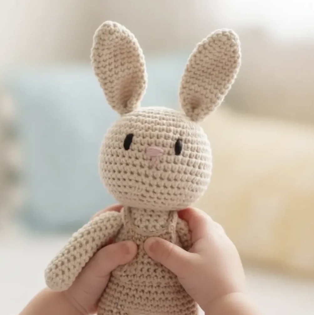Conejo Muñecos de Apego Tejido Crochet Amigurumi - Imagen 2