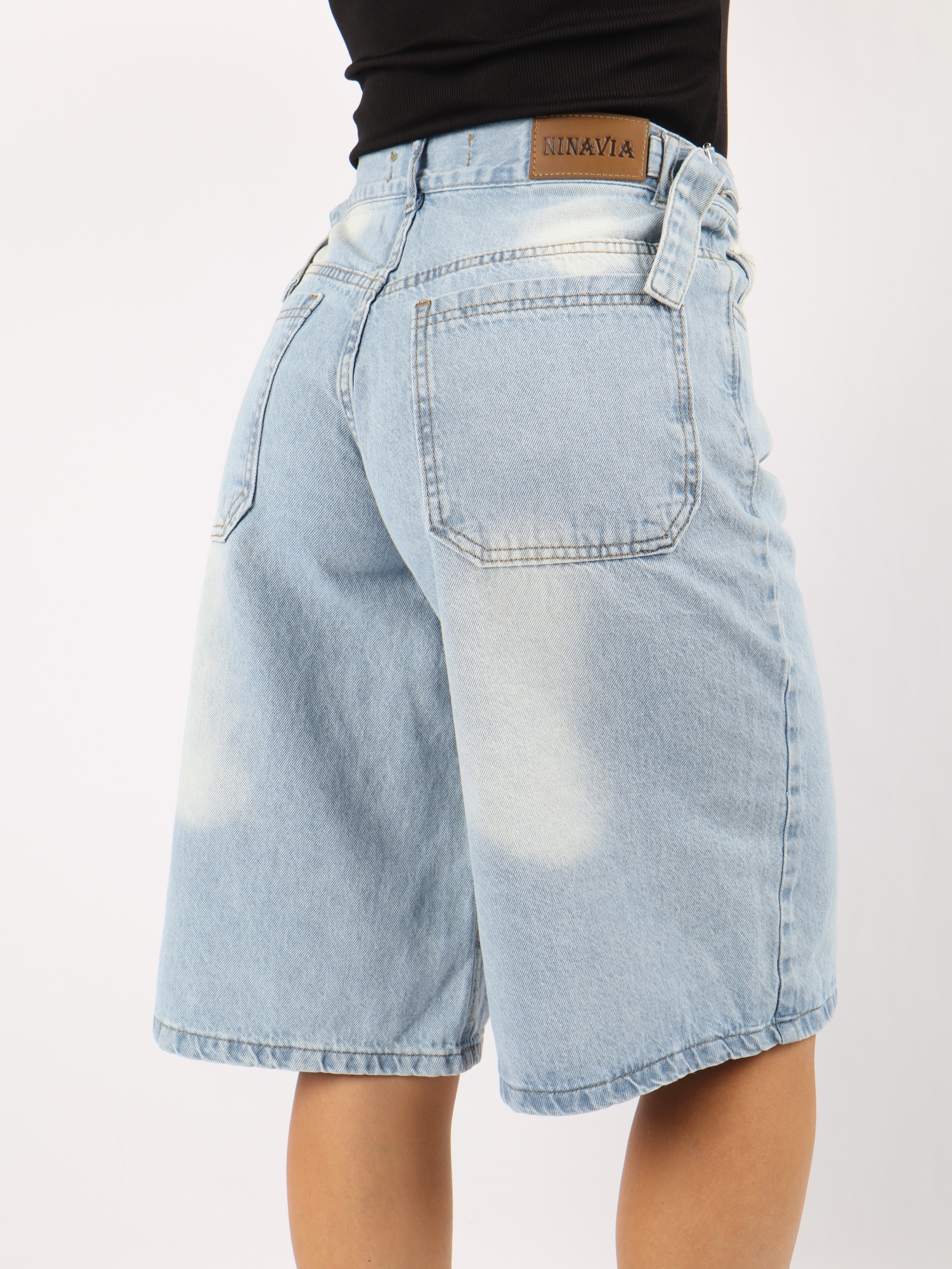 Bermuda Baggy Cel Cint Ajustable - Imagen 2