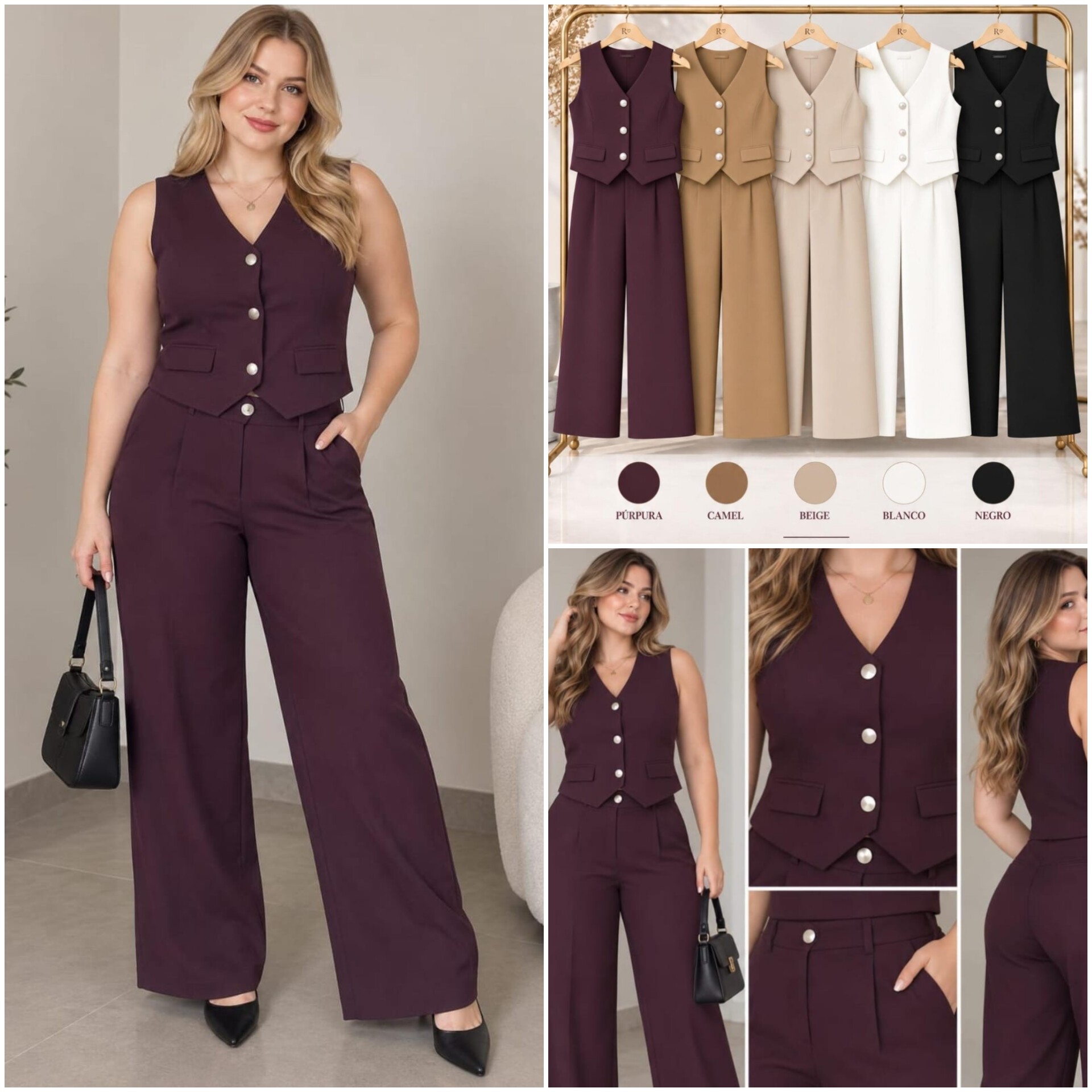 Conjunto Sastrero (2 Piezas) Importado. - Imagen 3