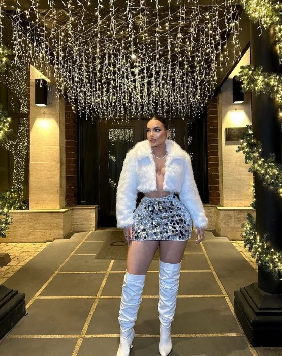Pollera con Lentejuelas Importado