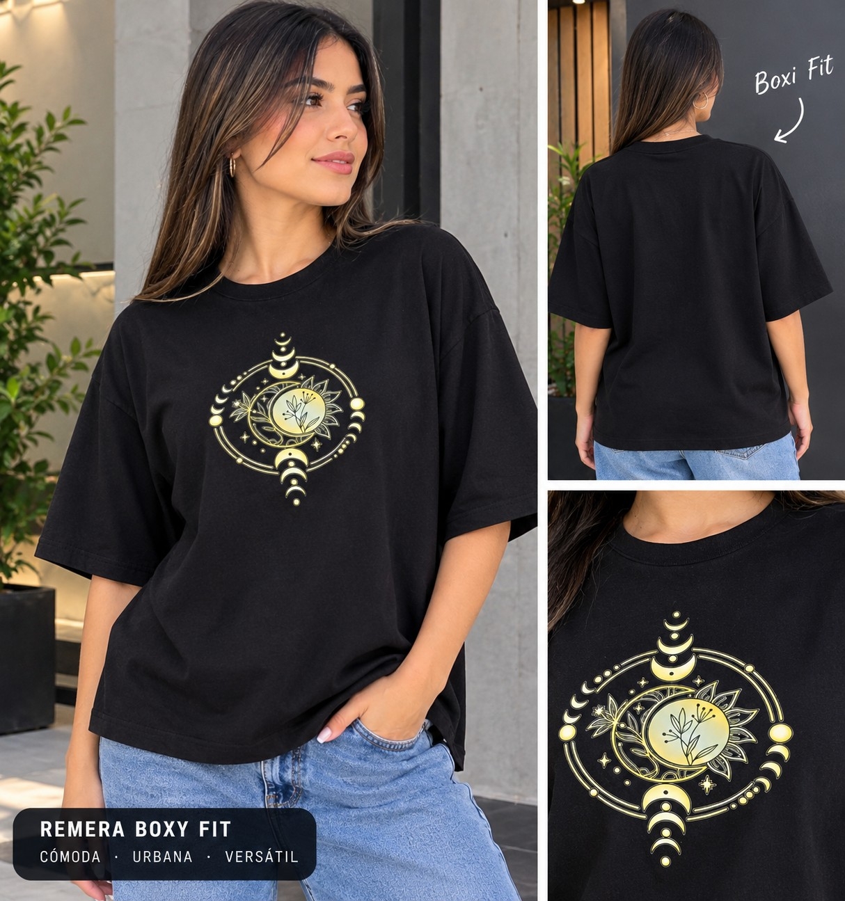 Remeras Boxi Fit Manga Corta - Imagen 3