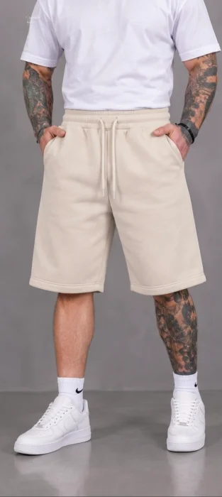 Bermudas Baggy Rústico Peinado