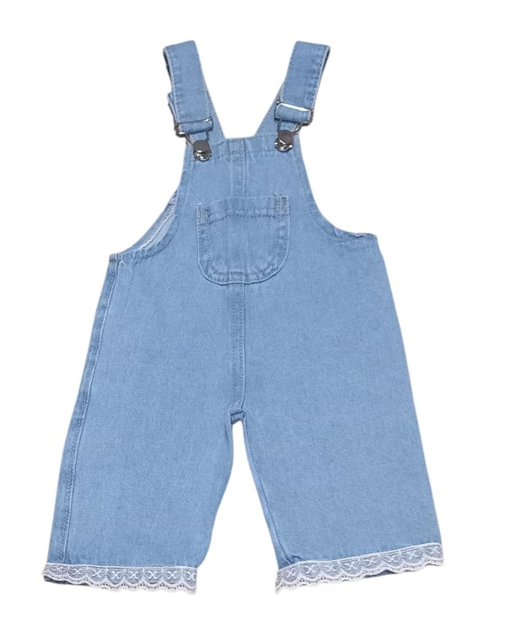 Jardinero Jeans Puntilla de 0 a 1 Año - Imagen 2