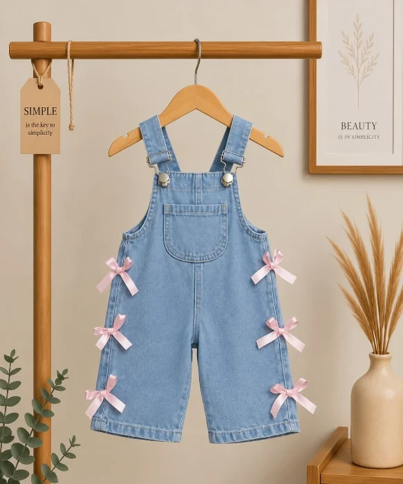 Jardinero Jeans Coquete de 0 a 1 Año