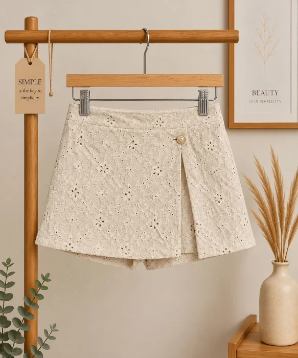 Shorts Pollera Broderi