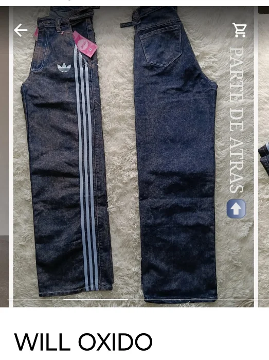 Jeans Rígido con  Regulador Ybolsillo