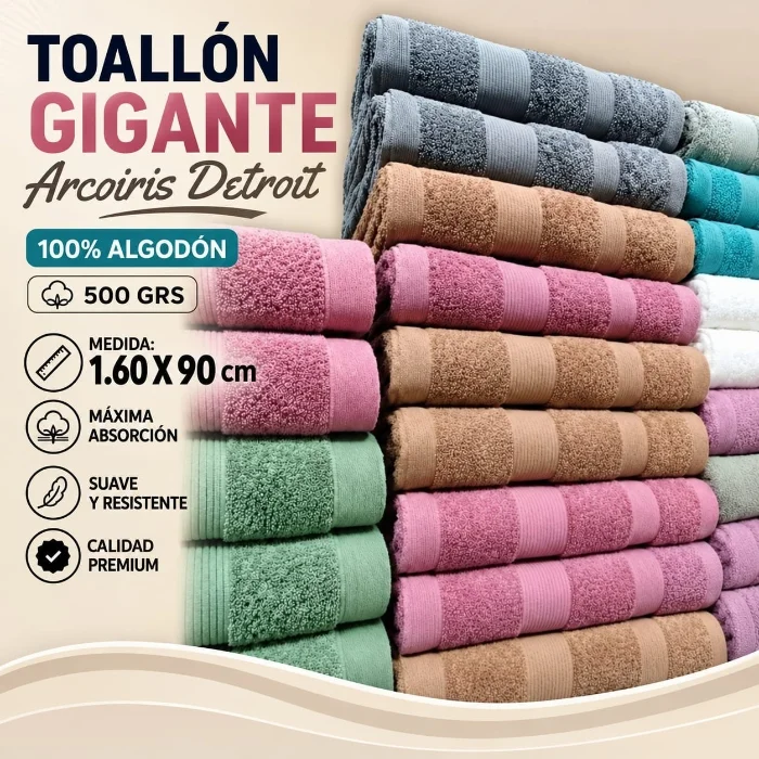 Toallones Arco Iris Pesado