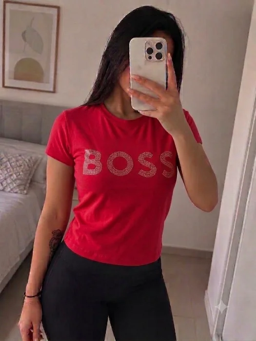 Baby Tee con Strass