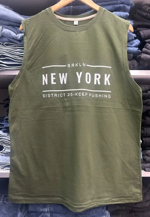 Remeras Manga Cero Talles Especiales Algodón Peinado Premium