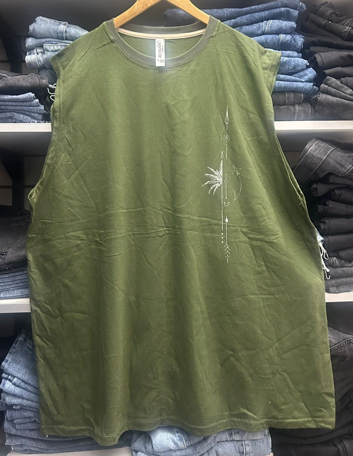 Remeras Manga Cero Talles Especiales Algodón Peinado Premium - Imagen 3