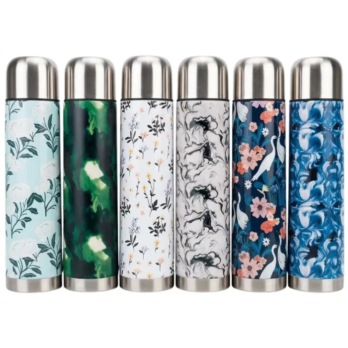 Termo Bala con Diseño Florar - Especial Dia de la Madre