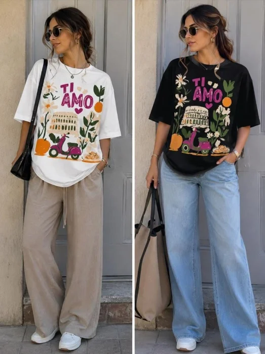 Remera Algodón Cuello V