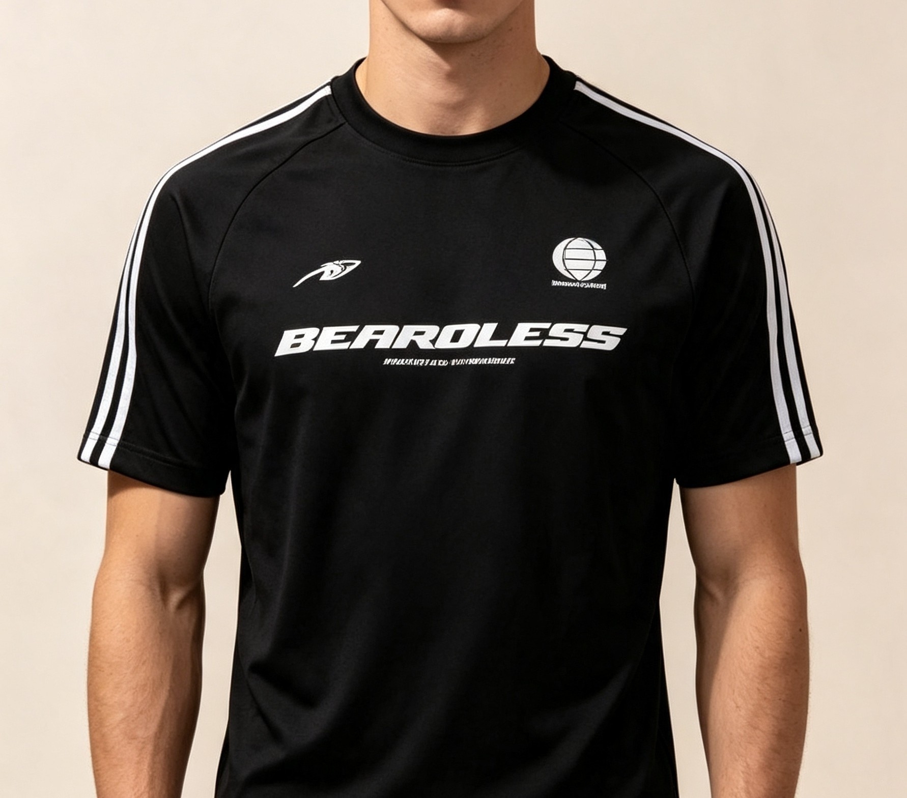 Remeras de Jersey Peinado 24.1 con Vena y Estampado - Imagen 2