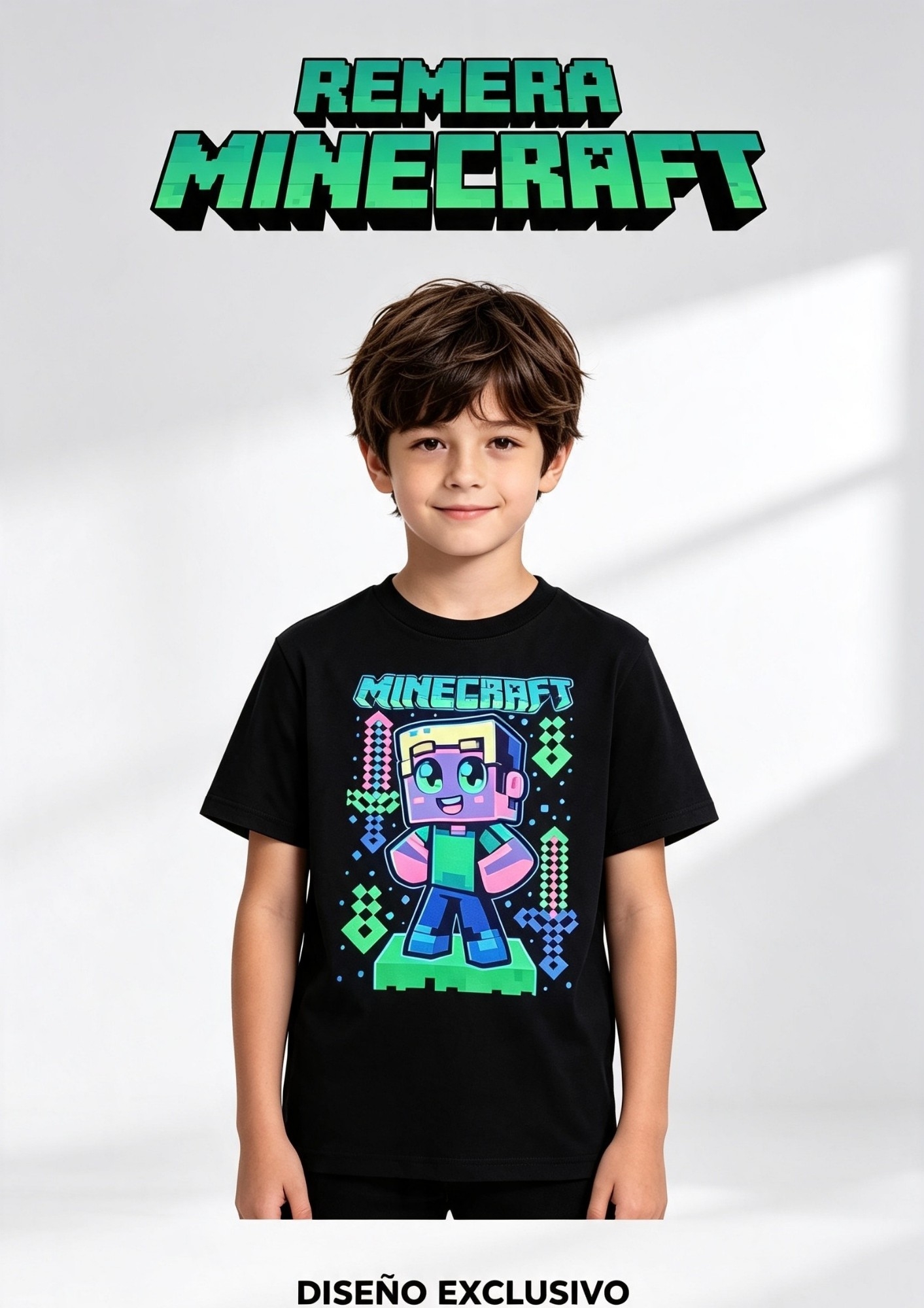 Minecraft de Niño Brillan en la Oscuridad - Imagen 2