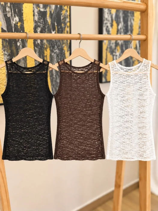 Musculosa de Encaje Sil