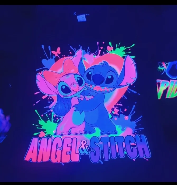 Stitch Niña Q Brilla en la Oscuridad