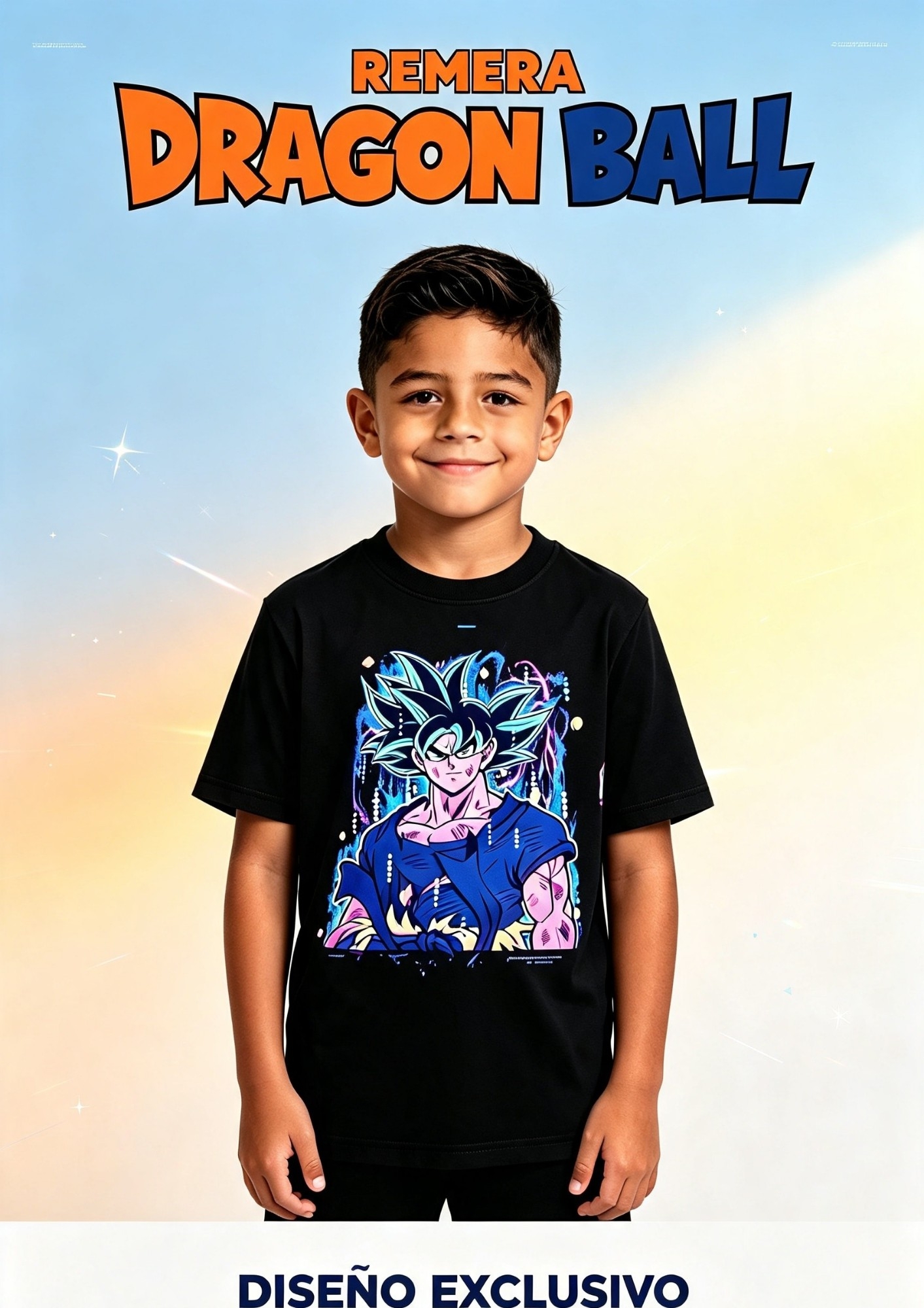 Goku Ultra Instinto de Niño Q Brilla en la Oscuridad - Imagen 2