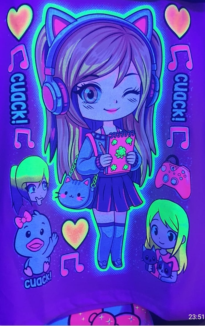 Lyna de Niña Q Brilla en la Oscuridad - Imagen 2