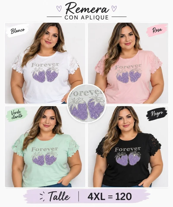 Remera con Aplique  Santelon