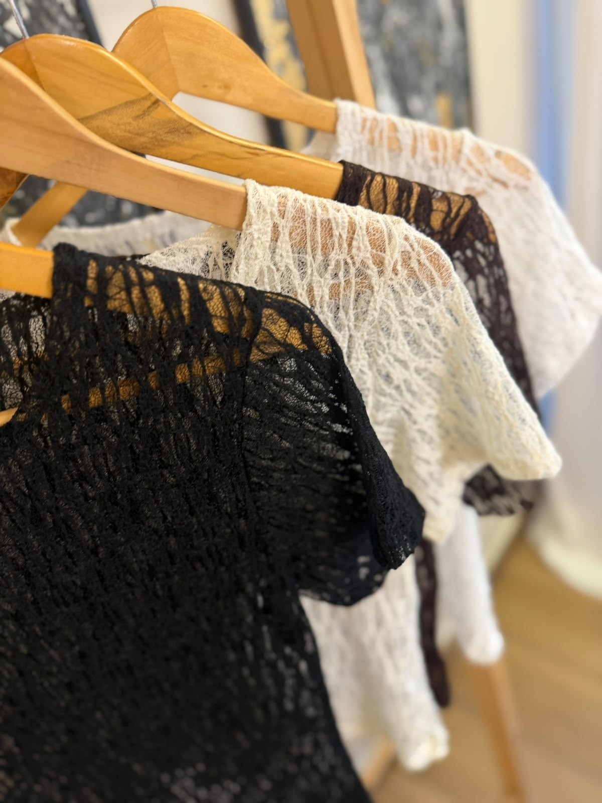 Musculosa de Encaje con Lentejuelas Sol - Imagen 2