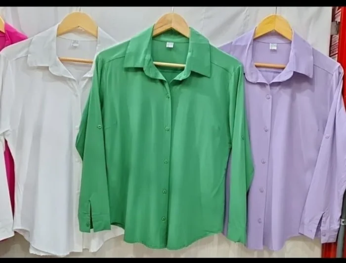 Camisa Manga Larga  Elastizada