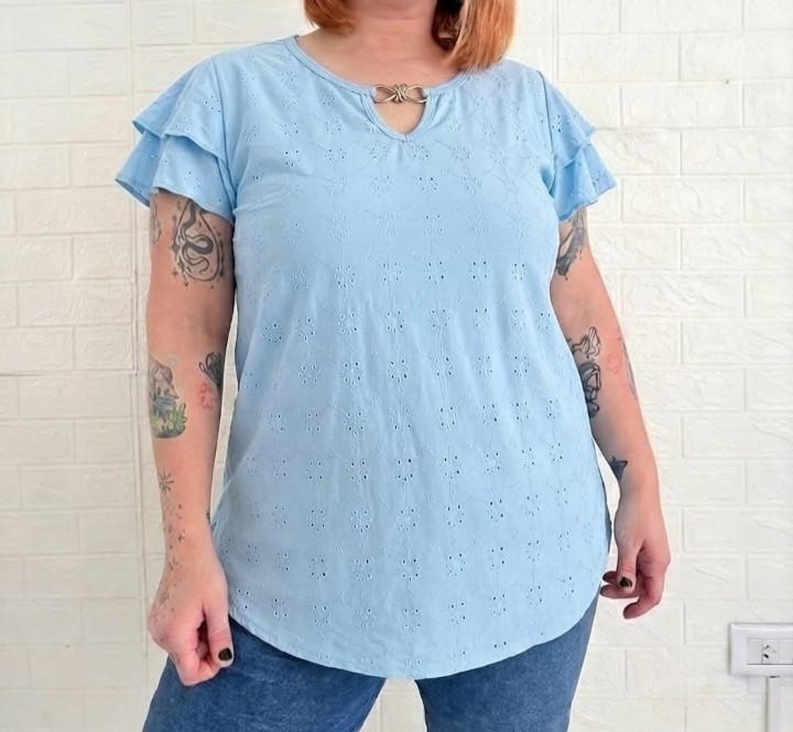 Remera Broderi Talles Especiales - Imagen 2
