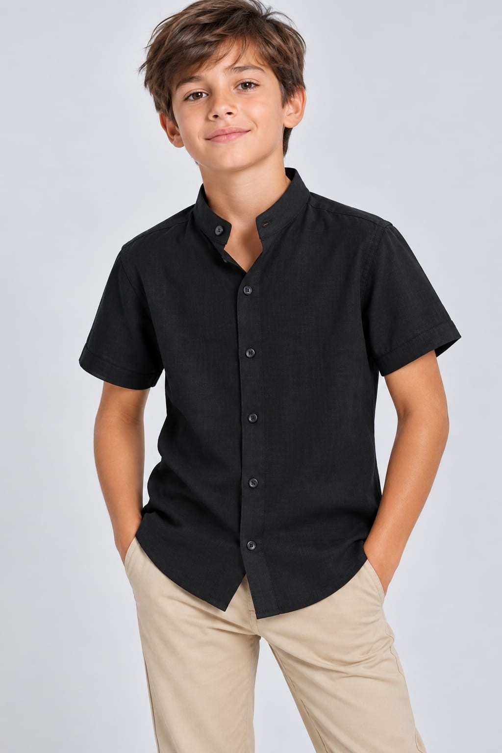 Camisas de Lino Cuello Mau - Imagen 3