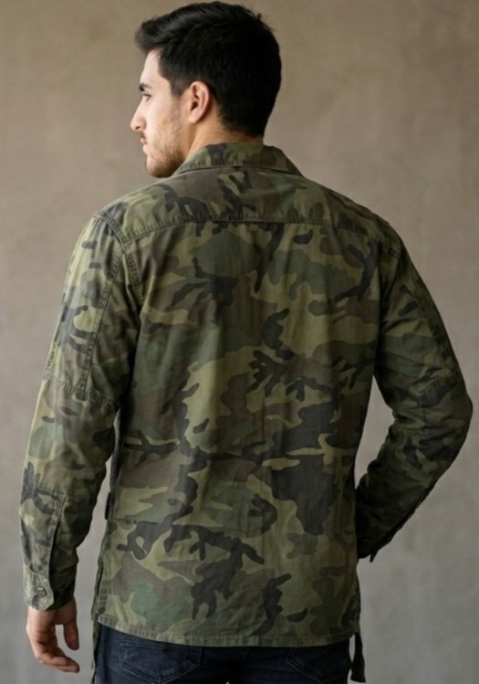 Camisa Camuflaje Gabardina Importado - Imagen 2