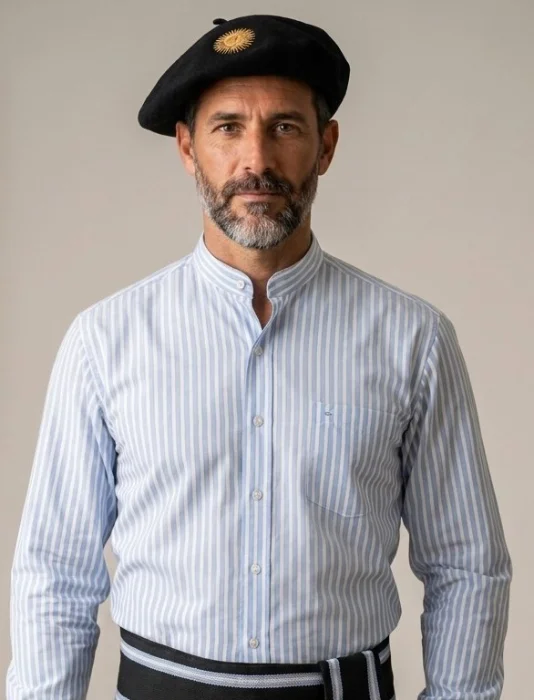 Camisa Cuello Mao