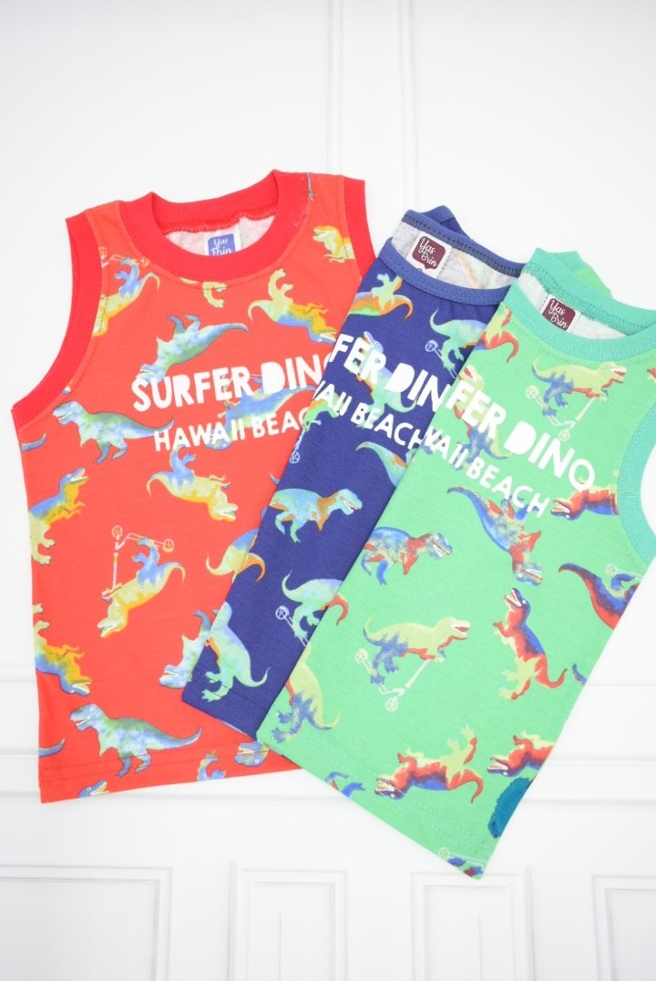 Musculosa de Bebe Dinos - Imagen 2