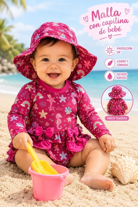 Malla Bebe con Capelina