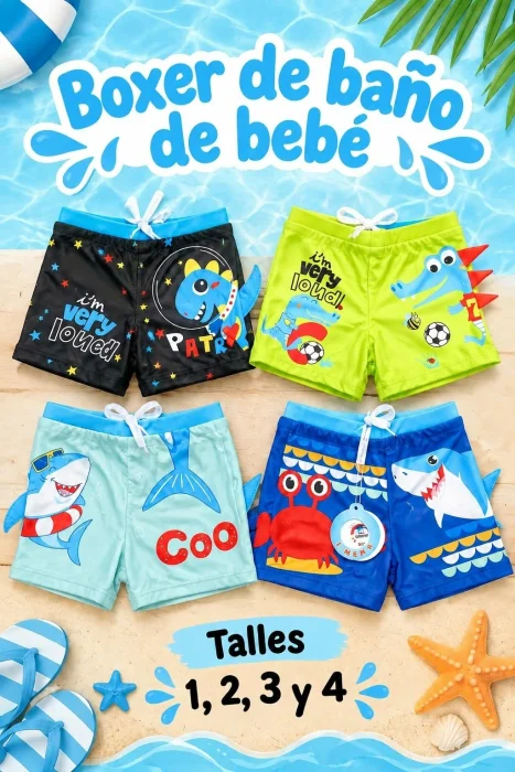 Boxer de Baño de Bebe