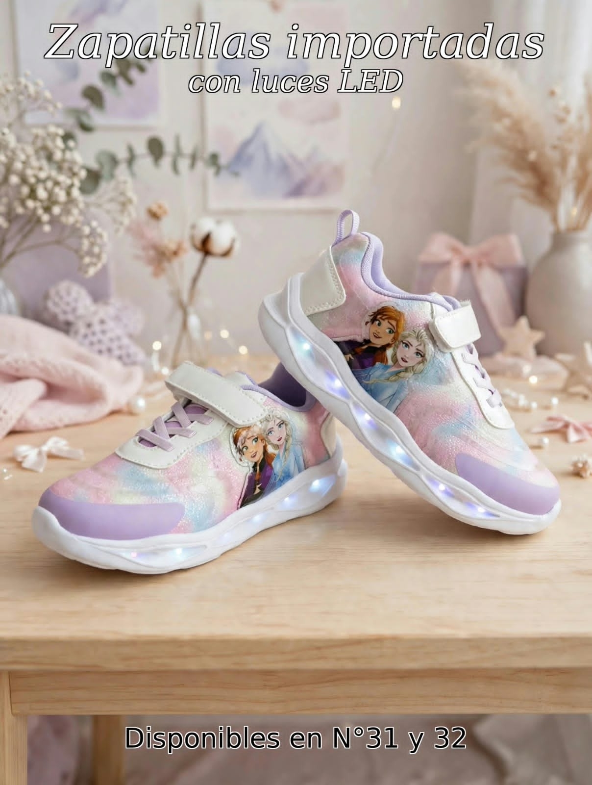 Zapatillas Importadas con Luces Led - Imagen 4