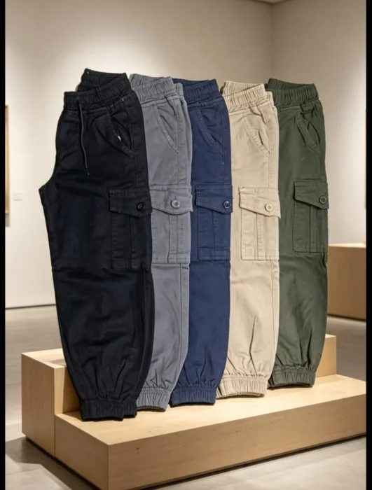 Joggien Cargo  de Gabardina  Niño
