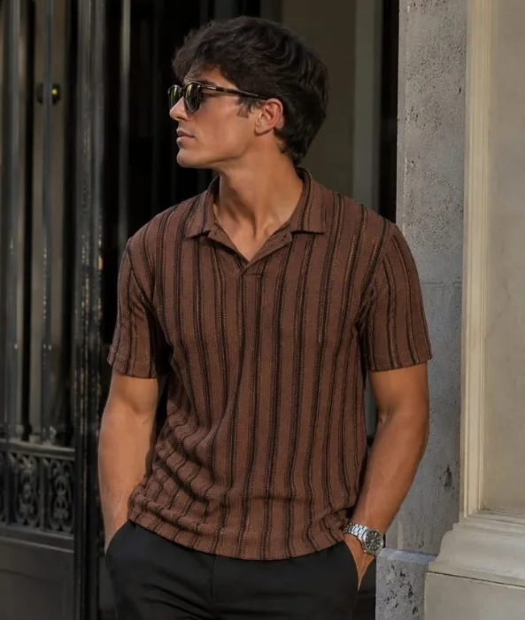 Camisas Crochet Rayados