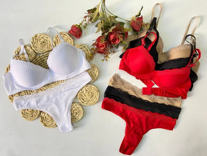 Conjunto de Lycra C/puntilla