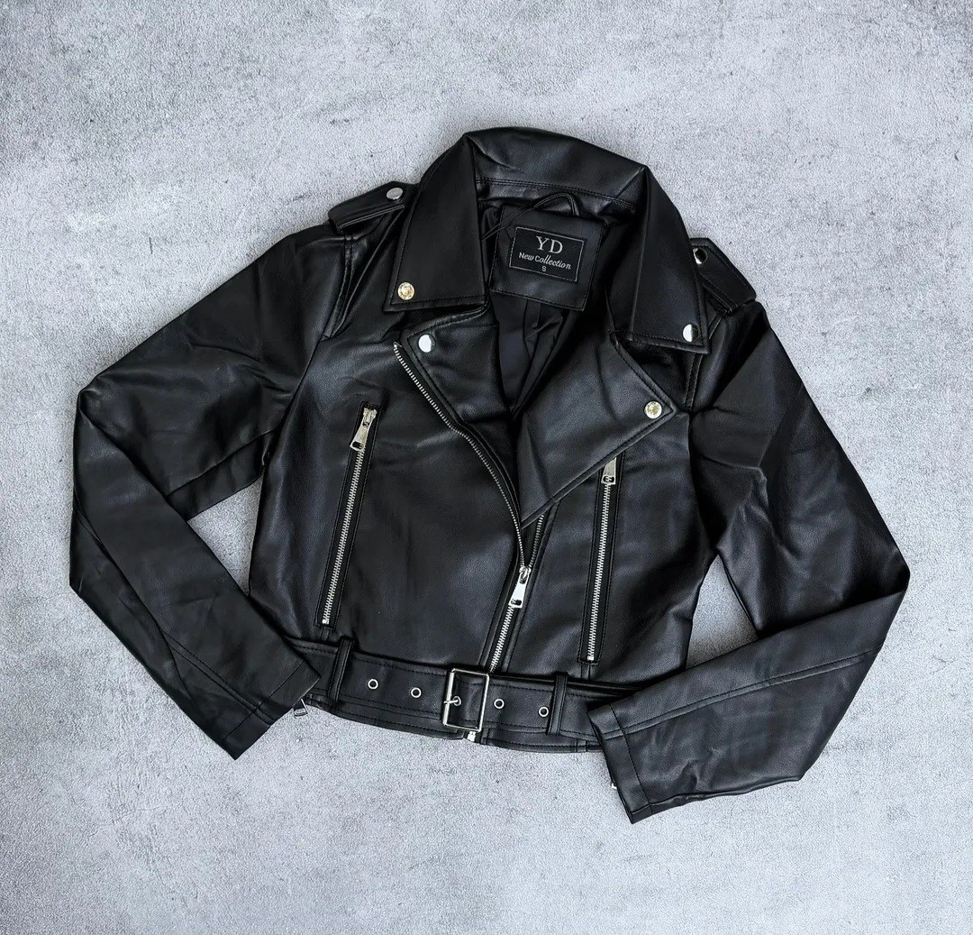 Campera Ecocuero Yd _ Corto con Cinto - Imagen 2