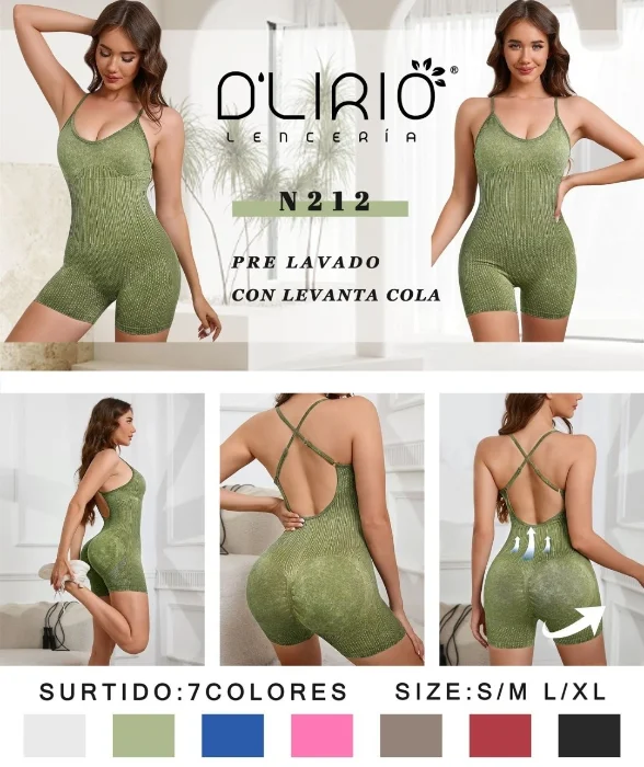 Catsuit Pre Lavado Levanta Cola
